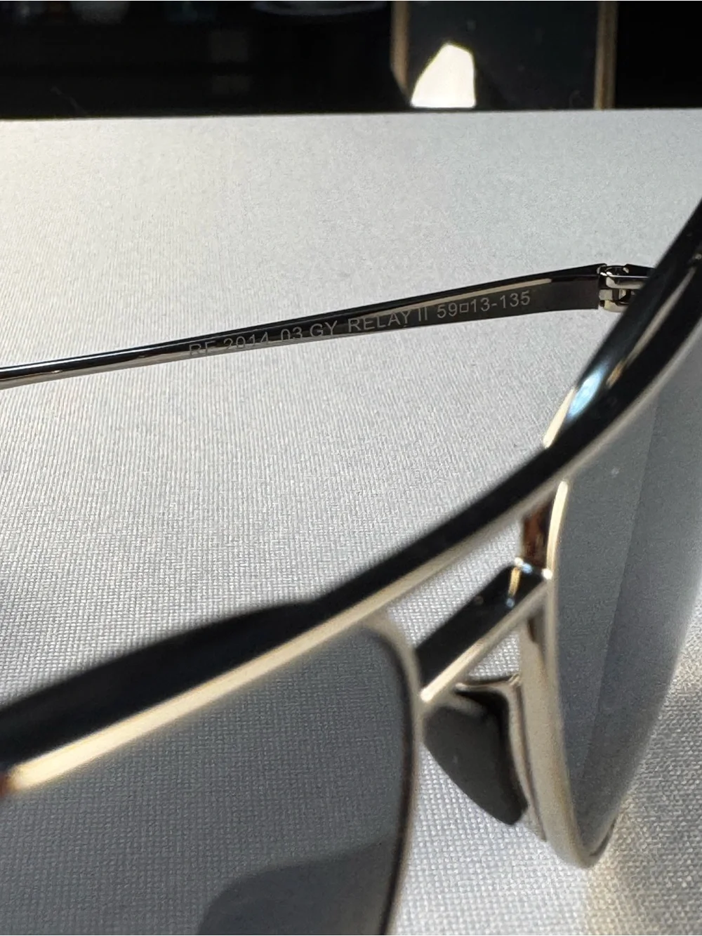 NEW! REVO RELAY 2 Shiny Silver POLARIZED Grey Lens Sunglass RE 2014 03 GY Pilot